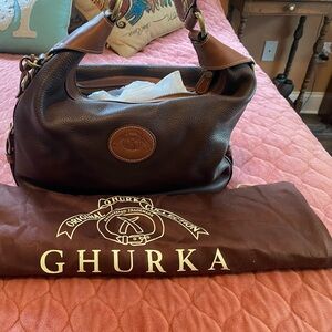 Ghurka original collection pebble leather purse